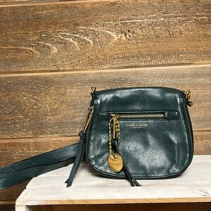 Marc Jacobs Recruit Nomad Leather Crossbody Bag Hunter Green